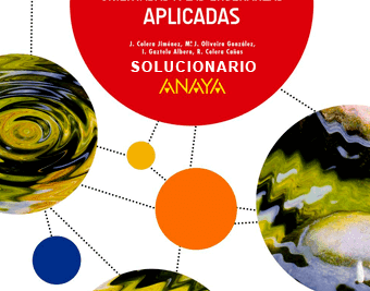 Solucionario Matemáticas Aplicadas 4º ESO Anaya Proyecto Aprender es Crecer